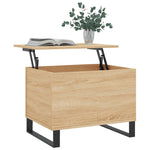ZNTS Coffee Table Sonoma Oak 60x44.5x45 cm Engineered Wood 830959