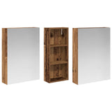 Bathroom Cabinet Set 3 pcs 130 x 14.5 x 70 cm Engineered wood 3403766