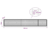 Gabion with 3.5 mm Wire and 5x2.5 cm Mesh 250x30x50 cm 3461735