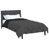 Full Year Duvet Black and Anthracite 135 x 200 cm Microfiber 42025596