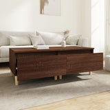 Side Tables 2 pcs Brown Oak 50x46x35 cm Engineered Wood 819515