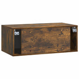 Wall-Mounted TV Cabinet Smoked Oak 78.5 x 41 x 30 cm 898010