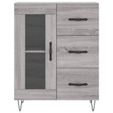 Sideboard Grey Sonoma 69.5x34x90 cm Engineered Wood 828042