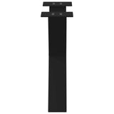 Coffee Table Legs X-Shaped 2 pcs Black 50x cm Steel 4012956