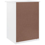 Bedside Cabinet ALTA White 41x35x55.5 cm Solid Wood Pine 353918