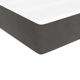 Pocket Spring Bed Mattress Medium Dark Grey 100x190x20 cm Twin 347860