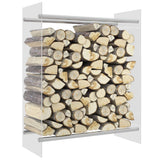 Firewood Rack Transparent 80x35x100 cm Tempered Glass 327469