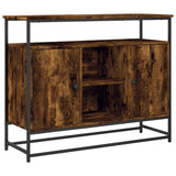 Sideboard Smoked Oak 100x35x80 cm Engineered Wood 835541