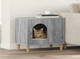 Cat House Grey Sonoma 51 x 30 x 52 cm Engineered Wood 8000668