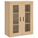 Wall Mounted Cabinet Sonoma Oak 69.5x34x90 cm 828495