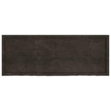 Bathroom Countertop Dark Brown 160x60x cm Treated Solid Wood 3156255