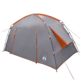 Cabin Tent Grey and Orange 300 x 210 x 156 cm Polyester 42028512