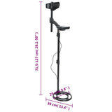 Auto Tune Metal Detector 18 cm Search Depth with Pinpoint 375720