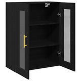 Wall Cabinet Black Oak 69.5 x 34 x 90 cm Engineered Wood 862167