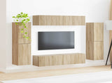 TV Cabinet Set 8 pcs Sonoma Oak Engineered Wood 3409134