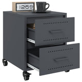 Bedside Cabinet Anthracite 36x39x43.5 cm Steel 846630