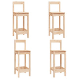5 Piece Bar Set Solid Wood Pine 3124742