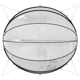 Pool Dome Folding Manual Transparent 546 x 516 x 250 cm PVC 42001129