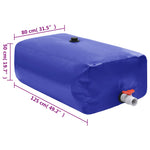 Water Tank with Tap Foldable 500 L PVC 156325