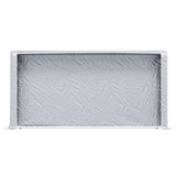 Firewood Rack with Rain Cover 300x25x150 cm Galvanised steel 4100712