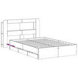 Bed Frame with Storage and Headboard Artisan Oak 120 x 200 cm 3445801