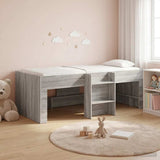 Kids'High Bed Frame 2 pcs Grey Sonoma 90 x 190 cm 3422584
