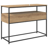 Console Table Artisan Oak 100 x 40 x 75 cm Engineered Wood 882228