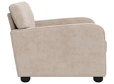 Armchair Beige Chenille 42043442