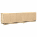 TV Cabinet with LED Lights Sonoma Oak 193.5x41x50 cm 3328437