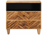 Bedside Table Brown 50 x 33 x 60 cm Solid Mango Wood 4018926