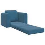 Sofa Bed Blue 98 x 71 x 83 cm Velvet 4106665