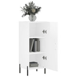 Sideboard High Gloss White 34.5x34x90 cm Engineered Wood 828550