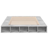 Bed Frame without Mattress Concrete Grey 160x200 cm 3280464