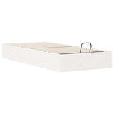 Ottoman Bed Frame with Storage White 80 x 200 cm 3418766