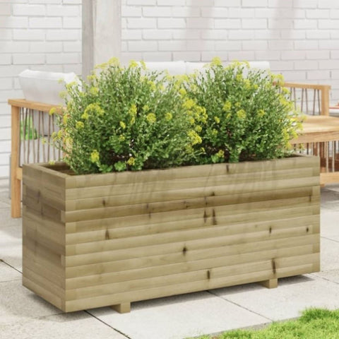 ZNTS Garden Planter 110x40x49.5 cm Impregnated Wood Pine 847382