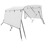3-bow Bimini Top with Sidewalls 183xx137 cm 94817