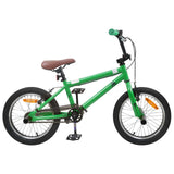 BMX Bike 18 Inches for 7-10 Years Old Green 42009733