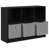 Sideboard with Drawer Black Oak 88.5 x 27.5 x 63.5 cm 8000509