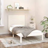 Bed Frame without Mattress White 90x200 cm Solid Wood 3104594