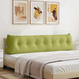 Back Pillow Light Green 200 x 24 x 50 cm Fabric 42014596