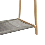 Clothes Rack with Shelves 106x34x102 cm Bamboo 4008906