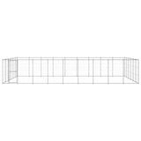 Outdoor Dog Kennel Galvanised Steel 65.34 m 3082331