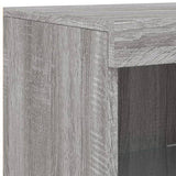 Sideboard with LED Lights Grey Sonoma 41x37x100 cm 836649
