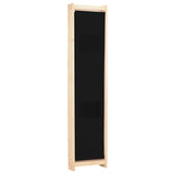 3-Panel Room Divider Black 120x170x4 cm Fabric 248183