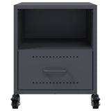 ZNTS Bedside Cabinet Anthracite 36x39x43.5 cm Steel 846708