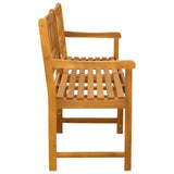 Outdoor Bench Natural 150 x 55.5 x 90 cm Solid Acacia Wood 42028083