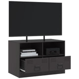 TV Cabinet Black 67x39x44 cm Steel 841739