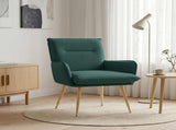 Armchair Dark Green Fabric 42047703
