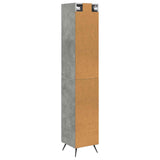 Cabinet Set 2 pcs Concrete Grey Engineered Wood 3416874