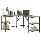 Desk Artisan Oak 139 x 139 x 75 cm Engineered Wood 882869